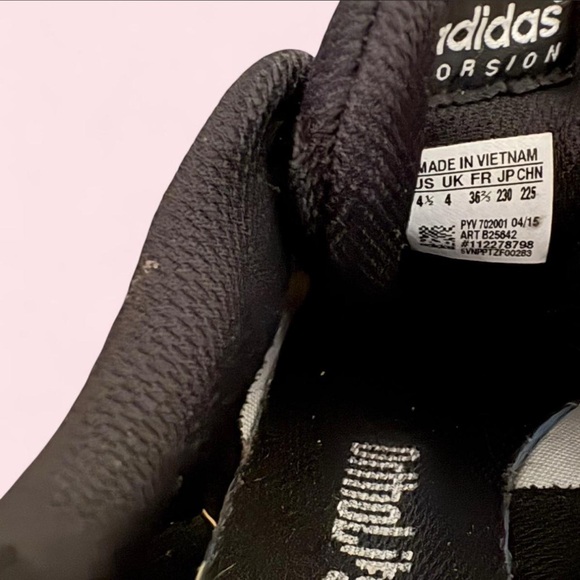 adidas Women’s Leopard-Print Sneakers in Black and Tan - Picture 2 of 4